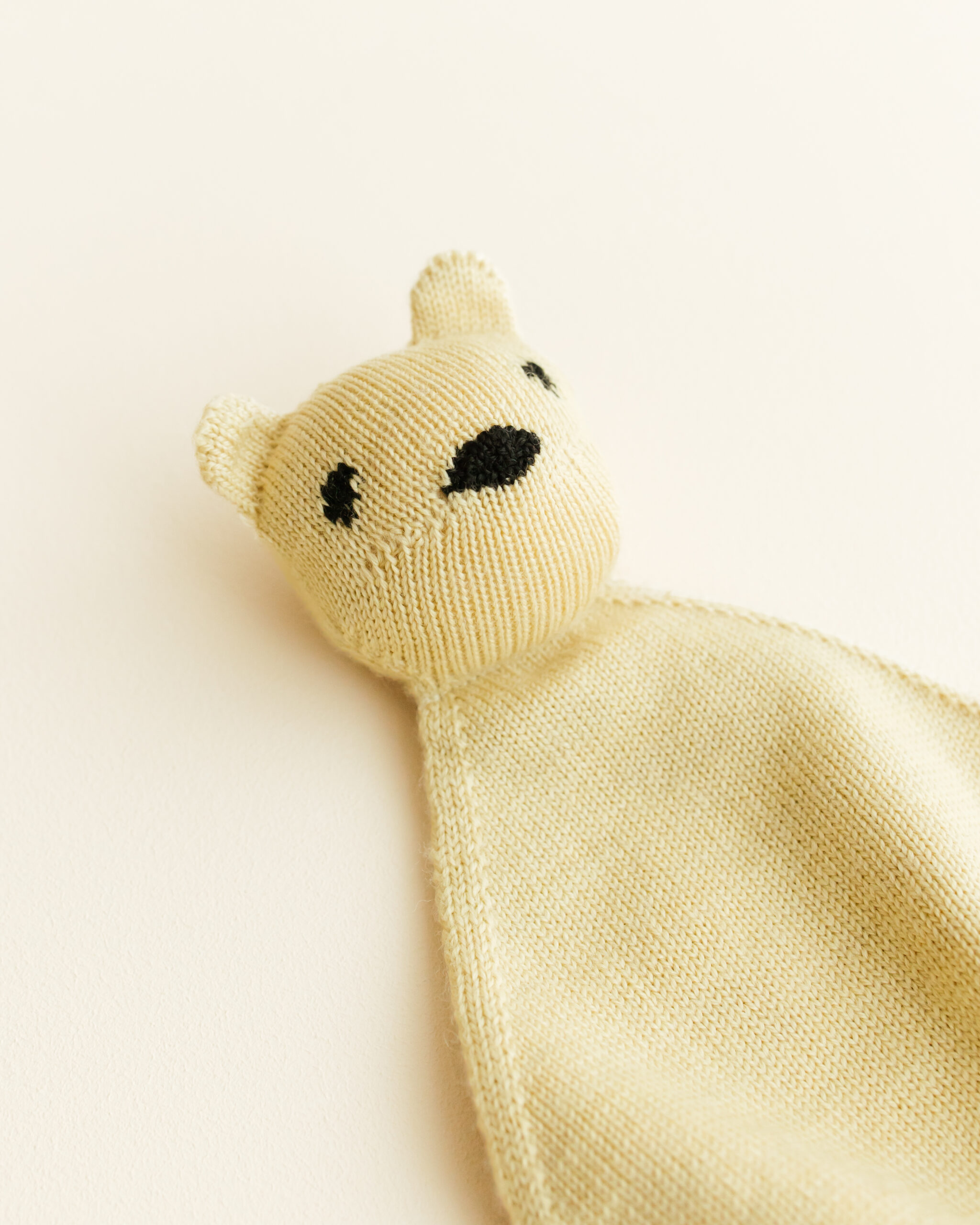 Hvid Teddy Tokki Comforter | Light Yellow - Afbeelding 2