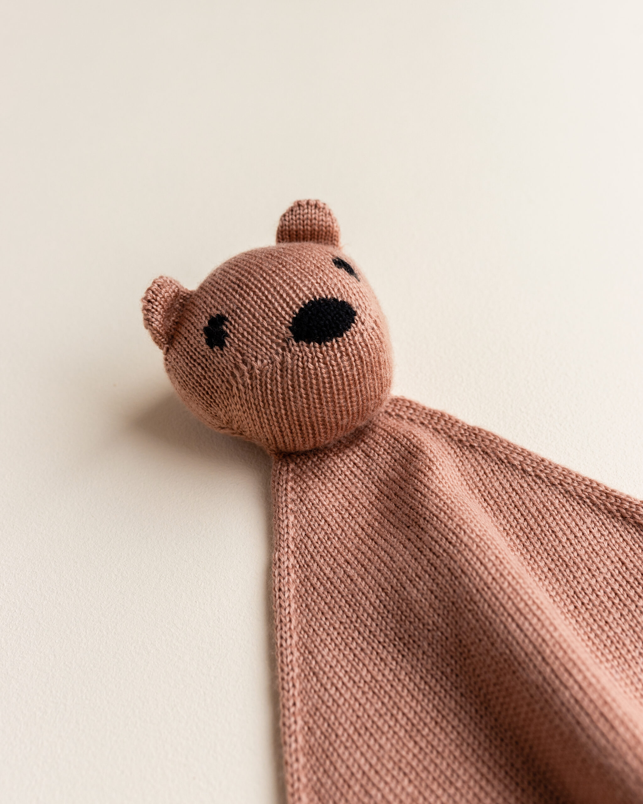 Hvid Teddy Tokki Comforter | Terracotta - Afbeelding 2