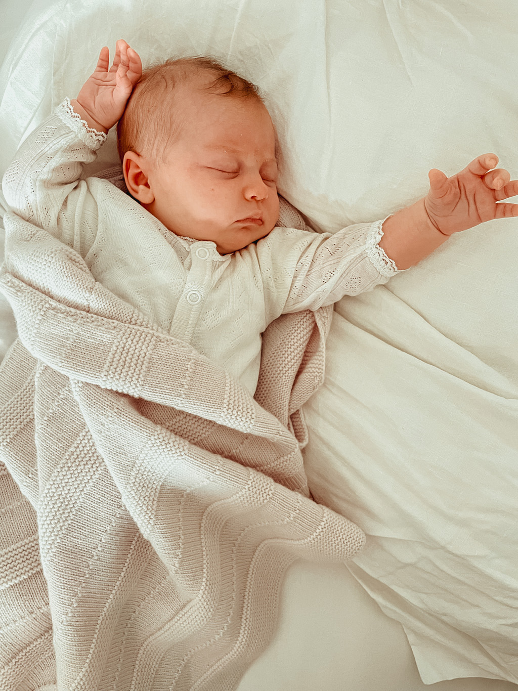 Hvid Blanket Holly | Silver - Afbeelding 2