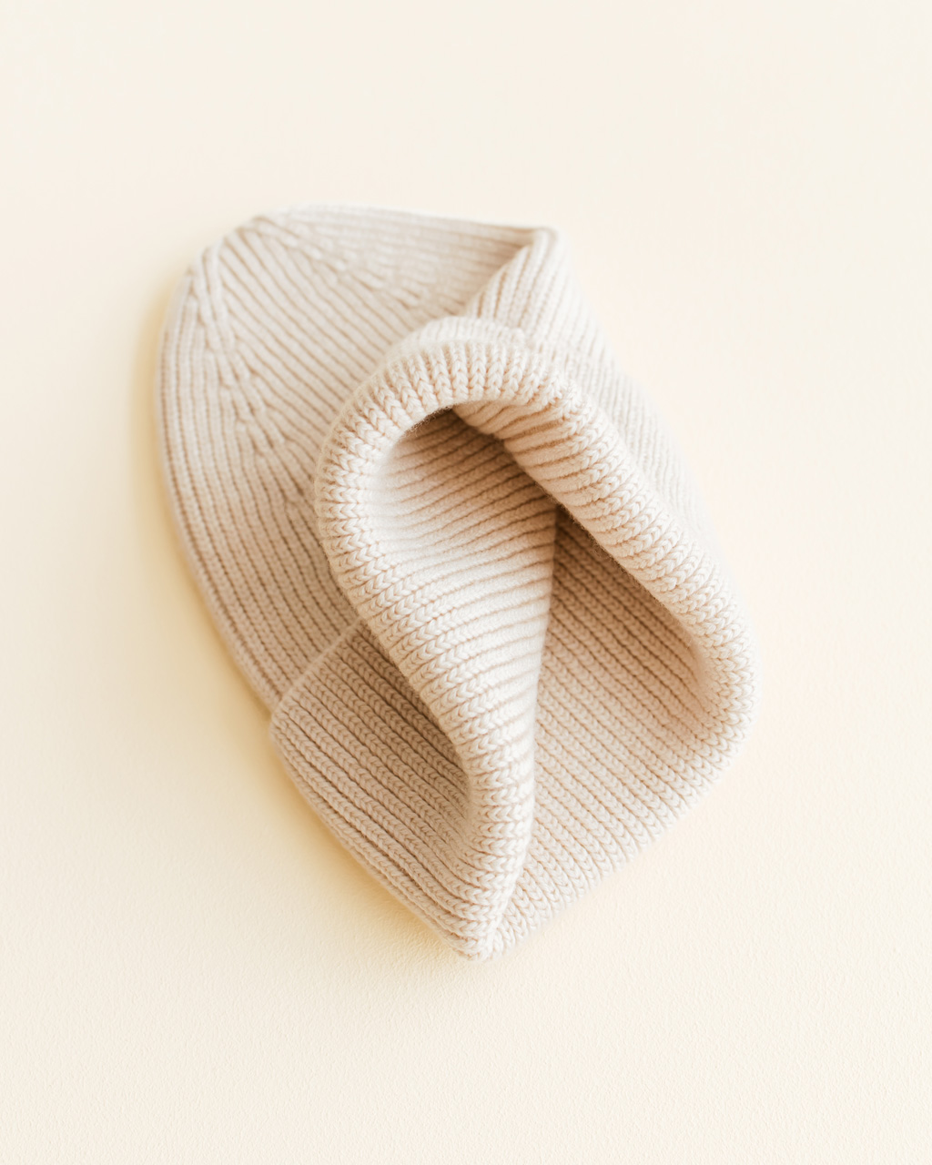 Hvid Beanie Fonzie Cream (2-5y) - Afbeelding 3