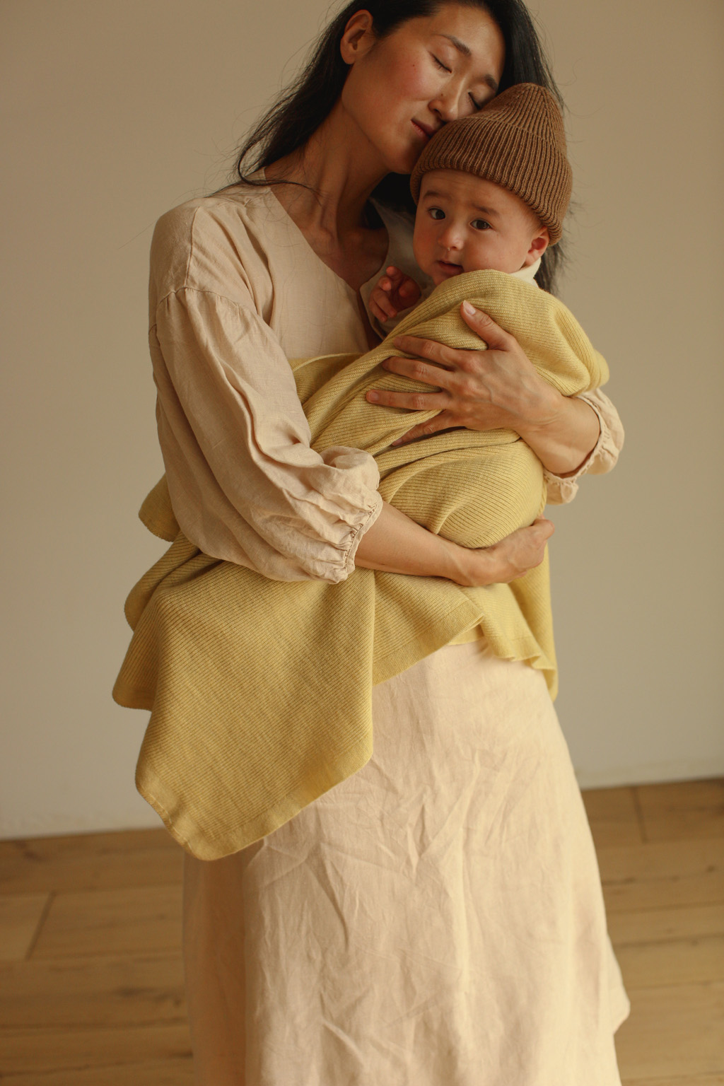 Hvid Beanie Fonzie Mocha (4m-18m) - Afbeelding 3