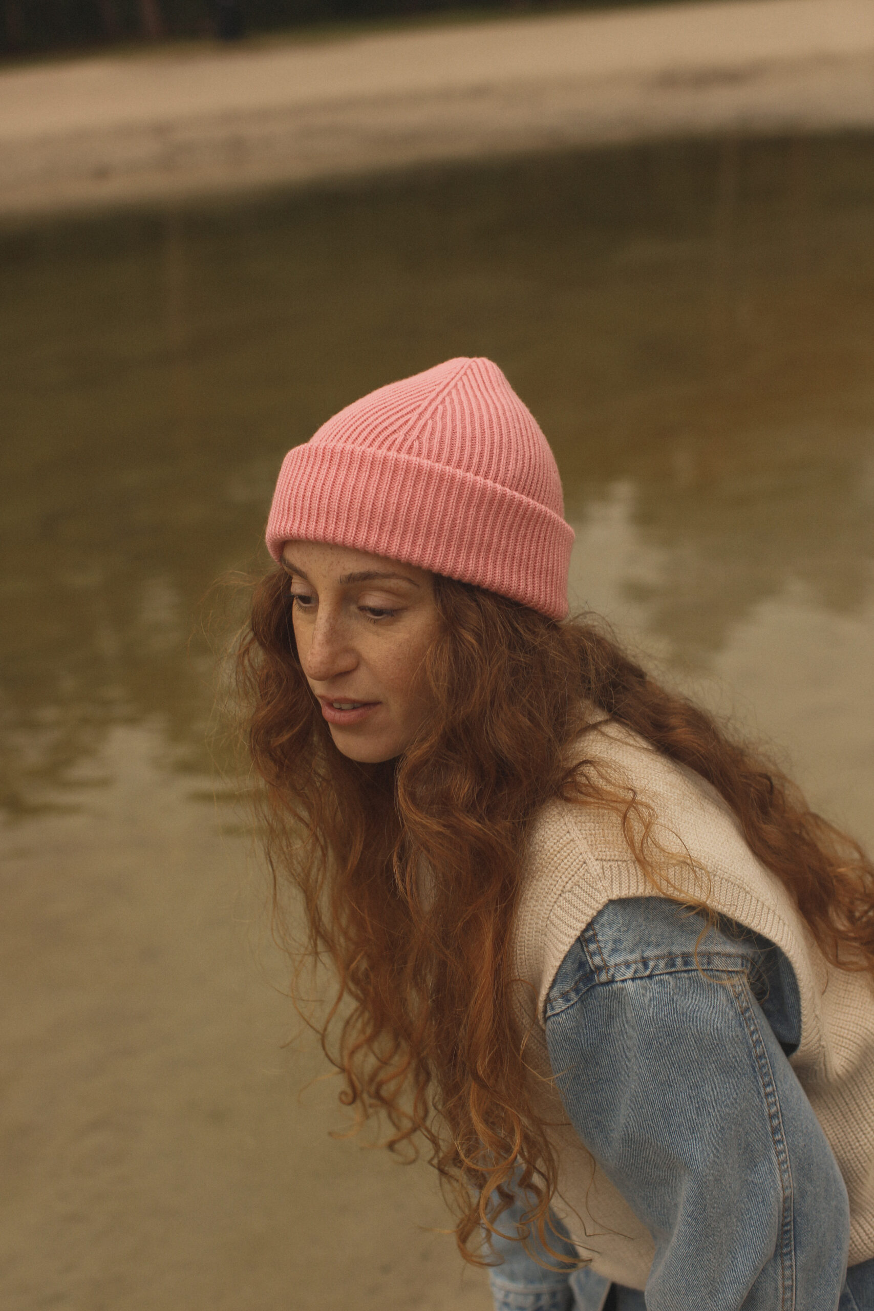 Hvid Beanie Fonzie Bubblegum (Adult) - Afbeelding 5