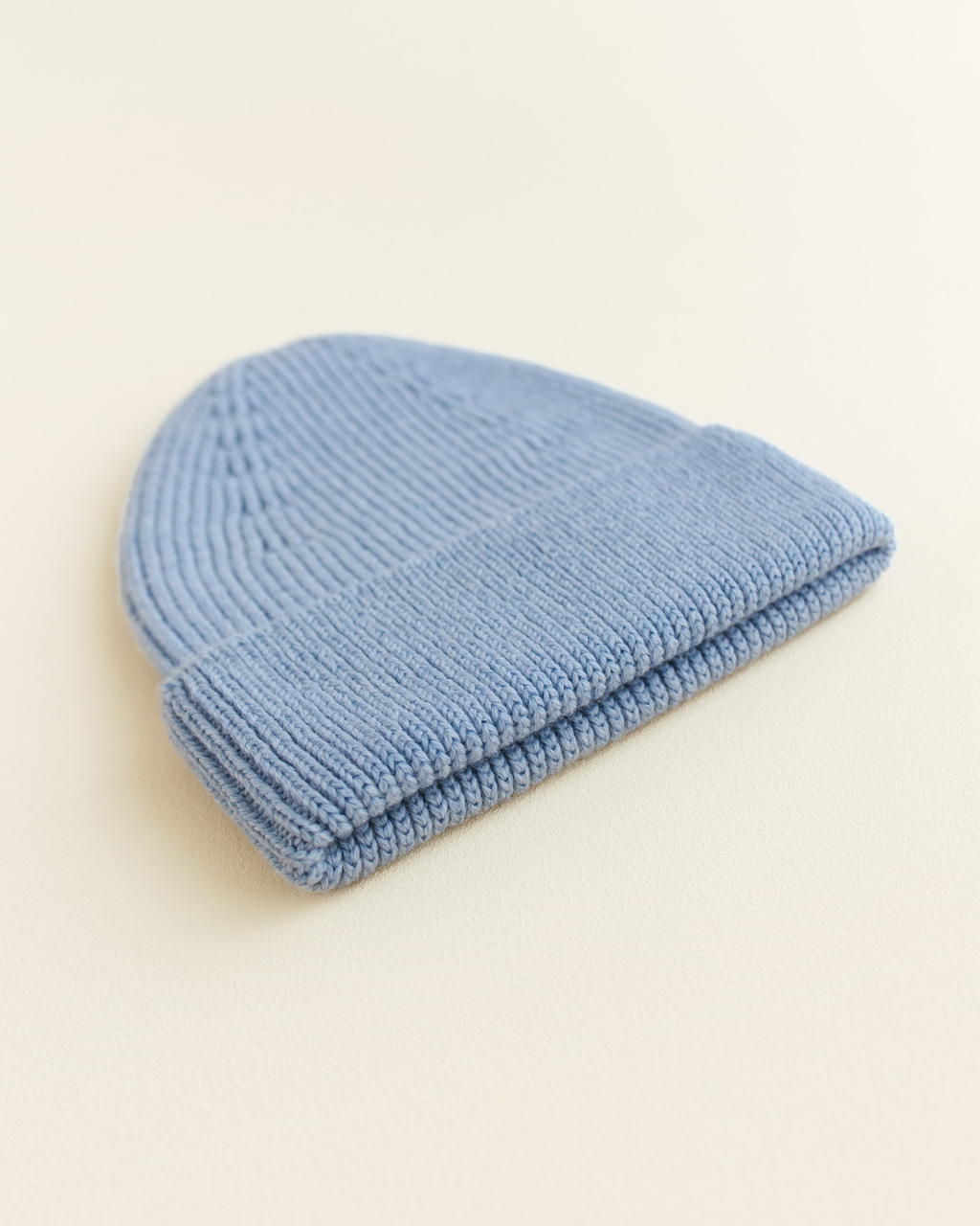 Hvid Beanie Fonzie Light Blue (2-5y) - Afbeelding 2