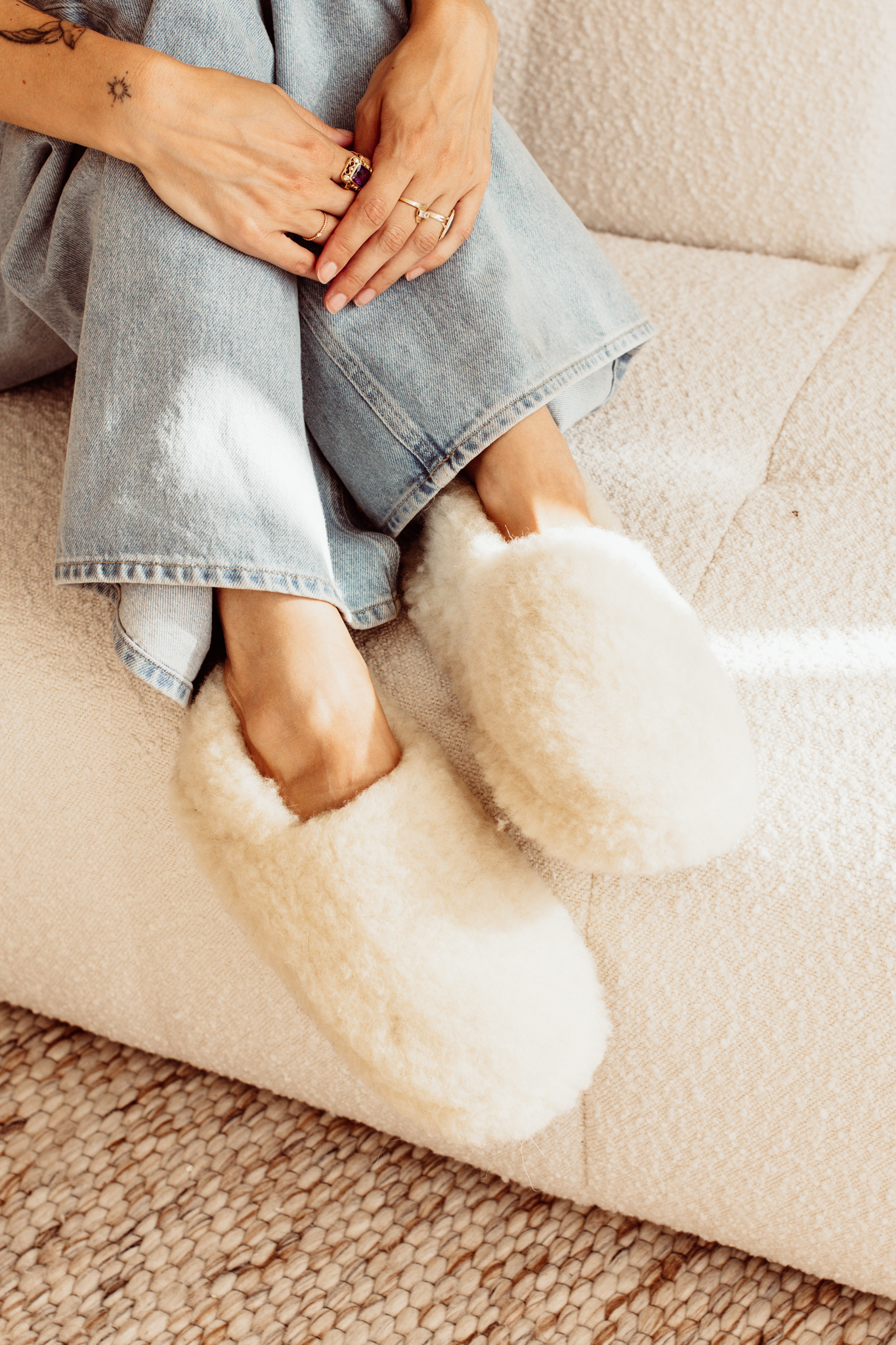 Wollen Sloffen | Baby Natural Store - Afbeelding 2