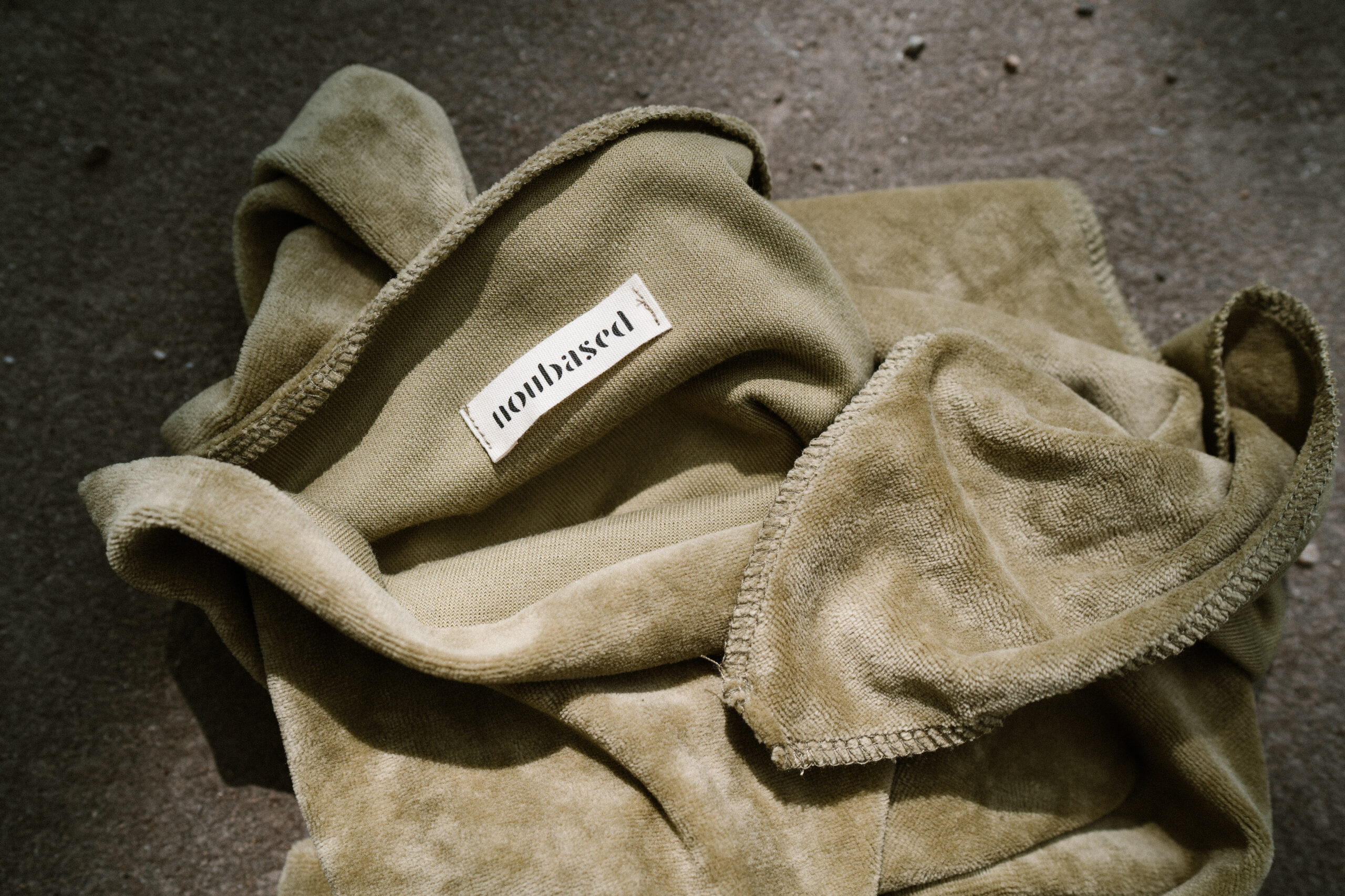 Belly Wrap | Verlours Green - Afbeelding 4