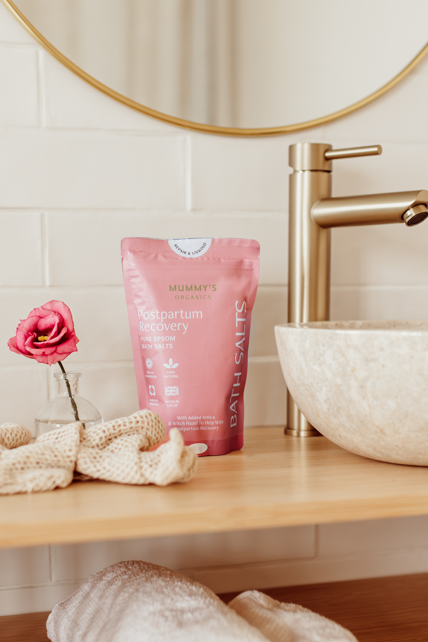 Postpartum Bad zout 500ml - Afbeelding 2