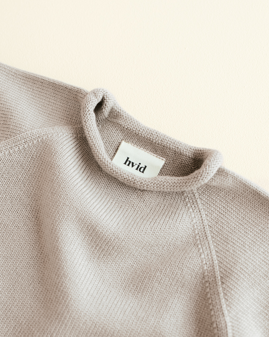 Hvid Georgette Sweater Pebble - Afbeelding 3