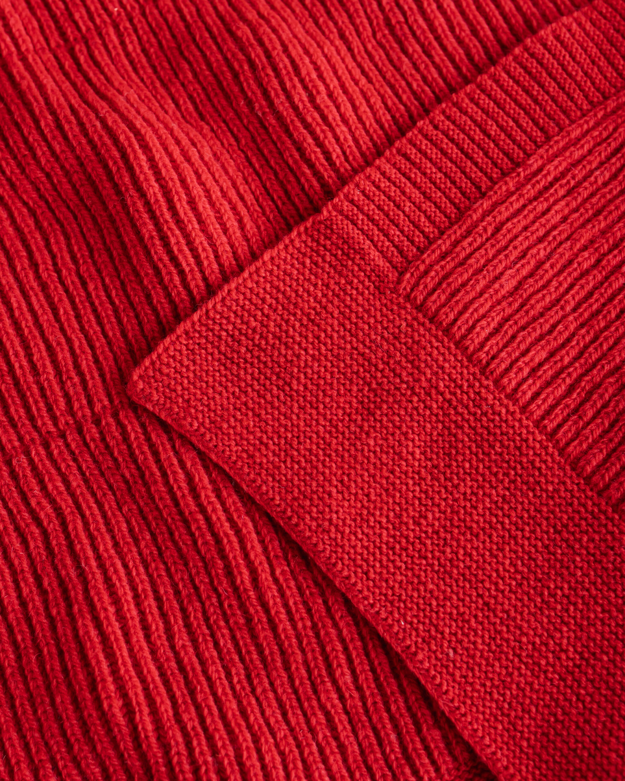 Hvid Blanket Gaston | Apple Red - Afbeelding 5