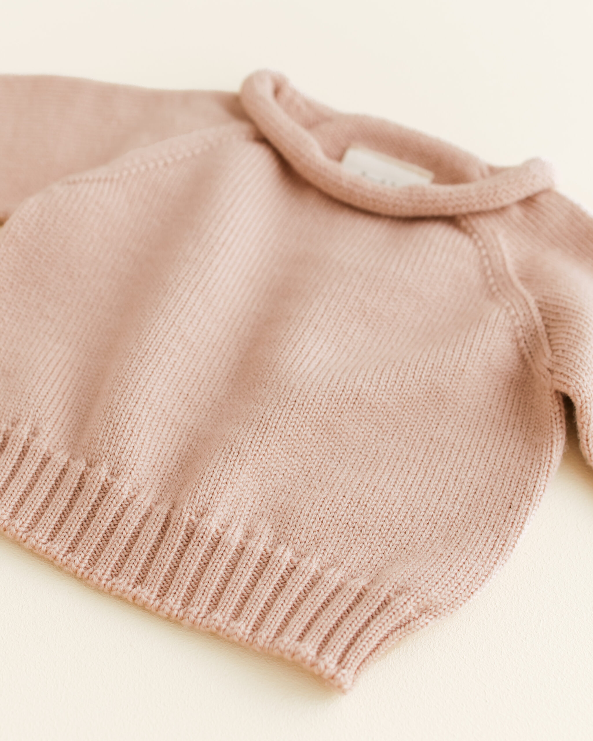 Hvid Georgette Sweater Apricot - Afbeelding 2