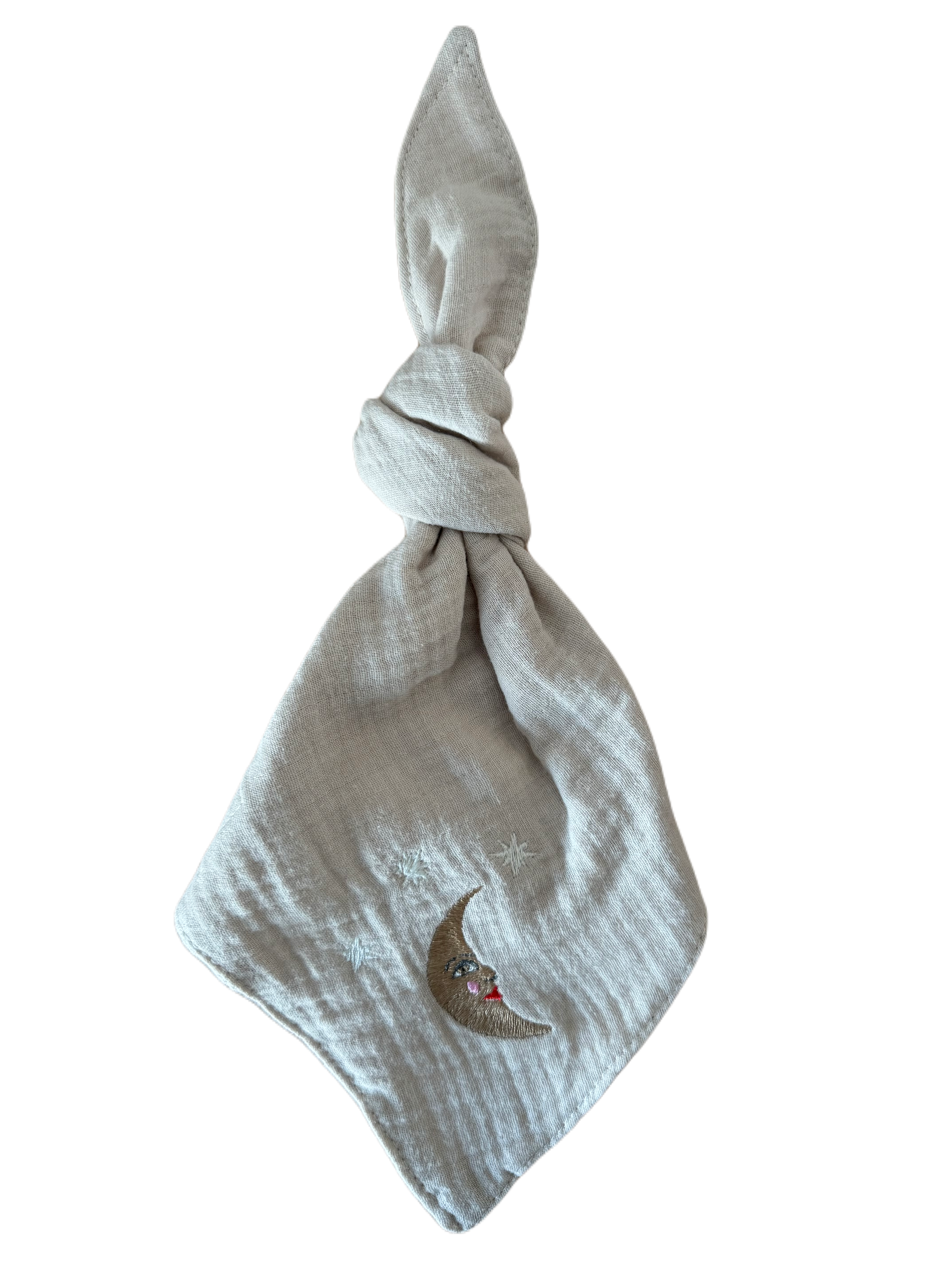 Atelier Pomme speendoekje | Bonjour Beige Moon - Afbeelding 4