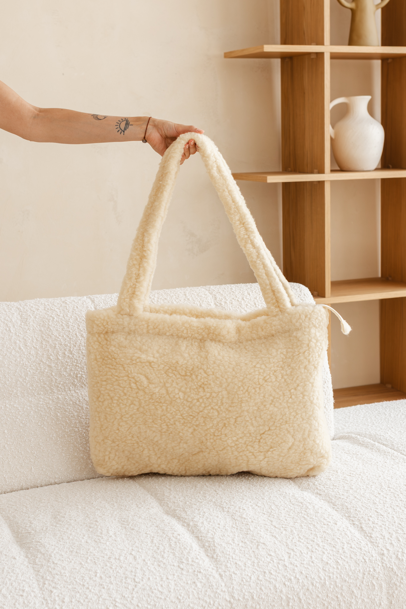 Wollen Mombag - Afbeelding 2