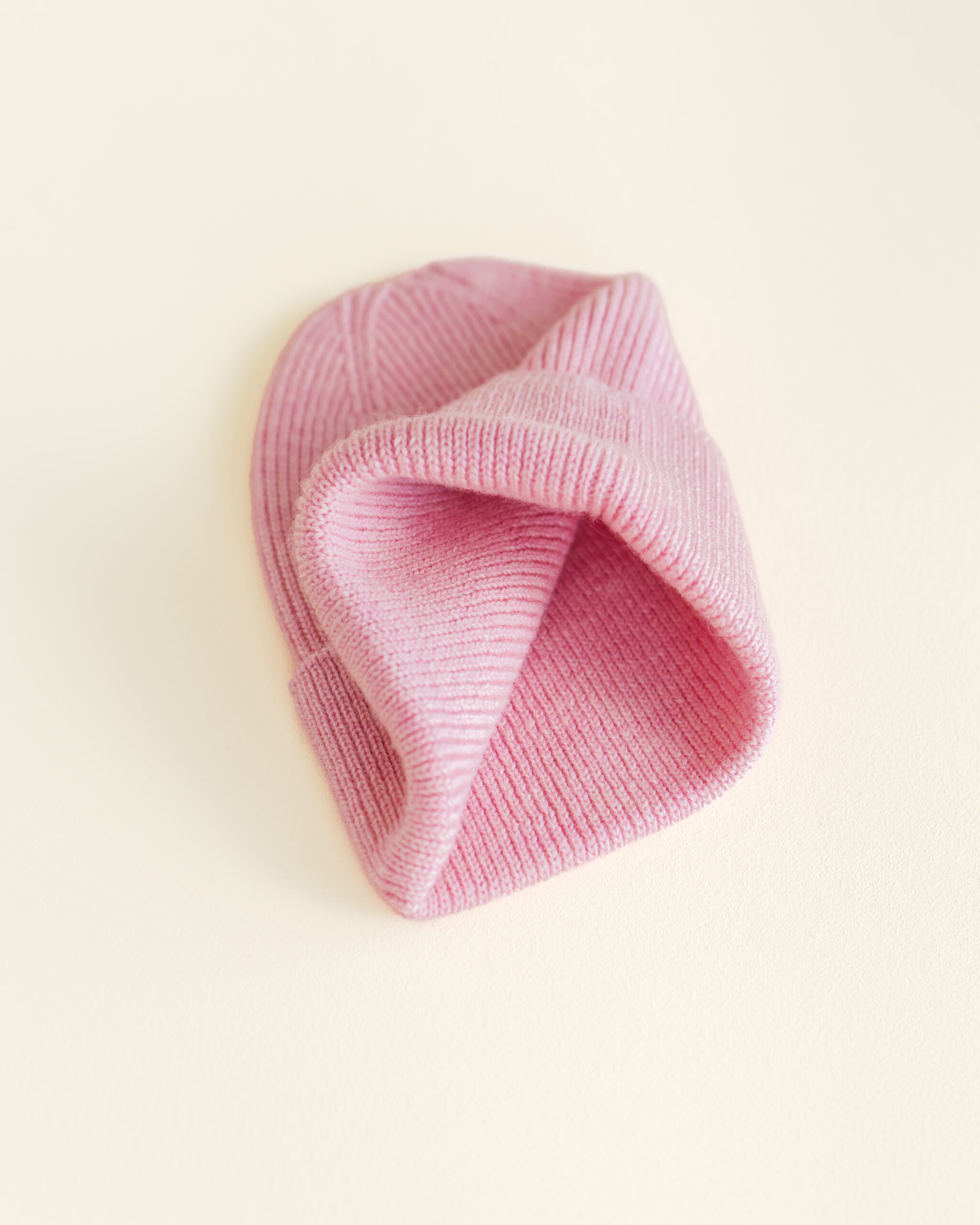 Hvid Beanie Cotton Candy | Newborn (0-6m) - Afbeelding 3