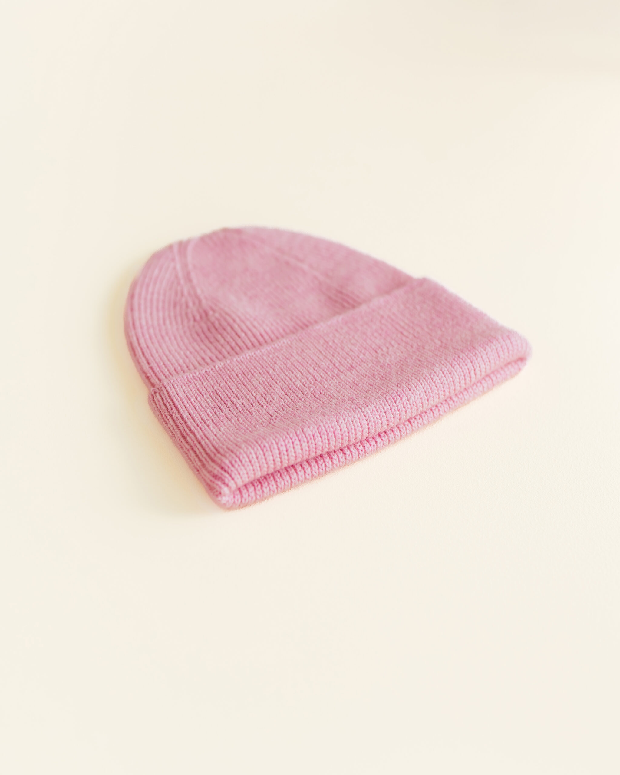Hvid Beanie Cotton Candy | Newborn (0-6m) - Afbeelding 2