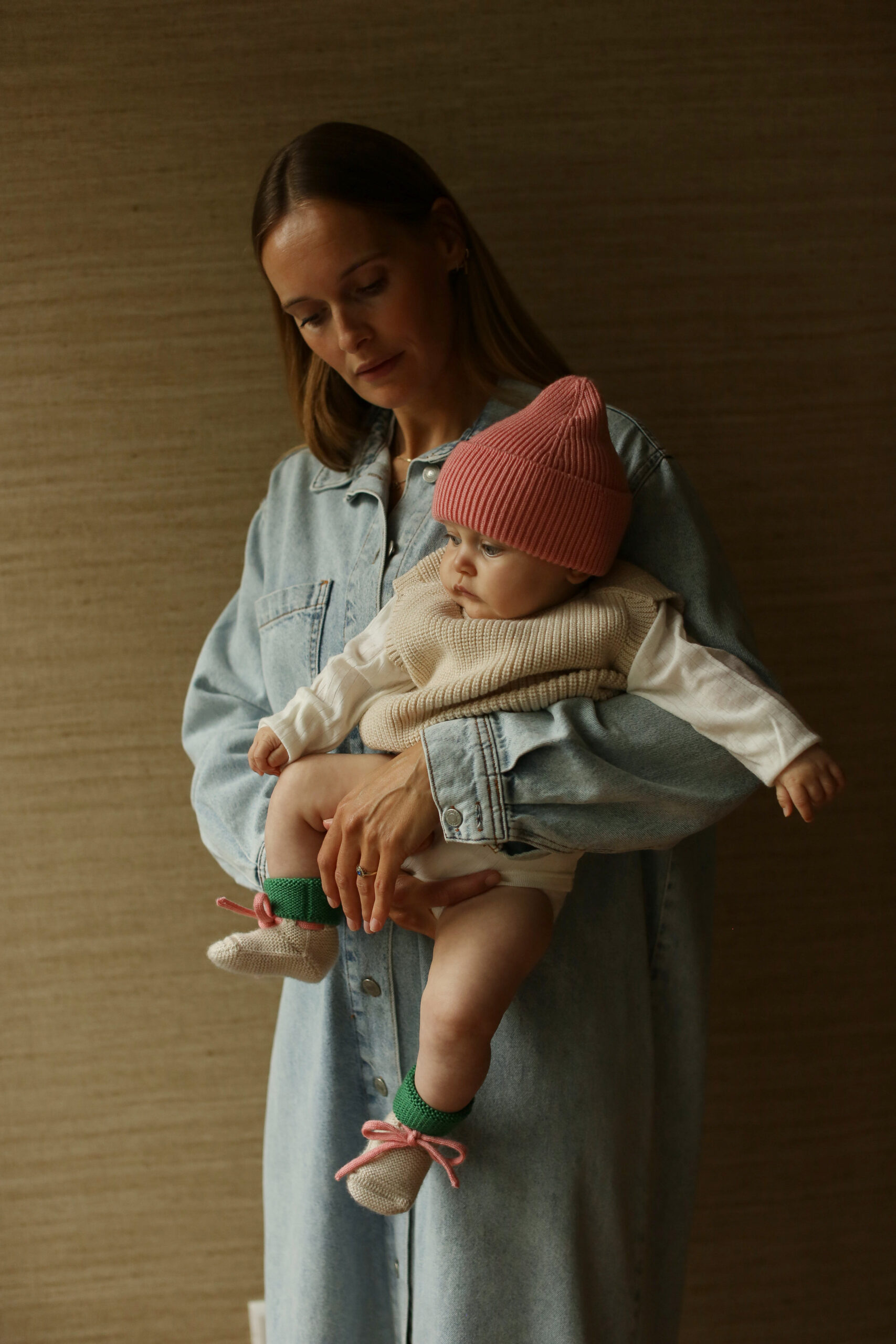 Hvid slofjes Cream/Grass - Afbeelding 3