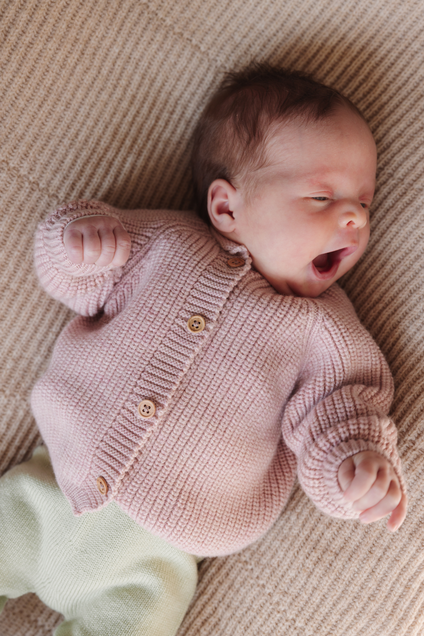 Hvid Cardigan Inga Powder - Afbeelding 2