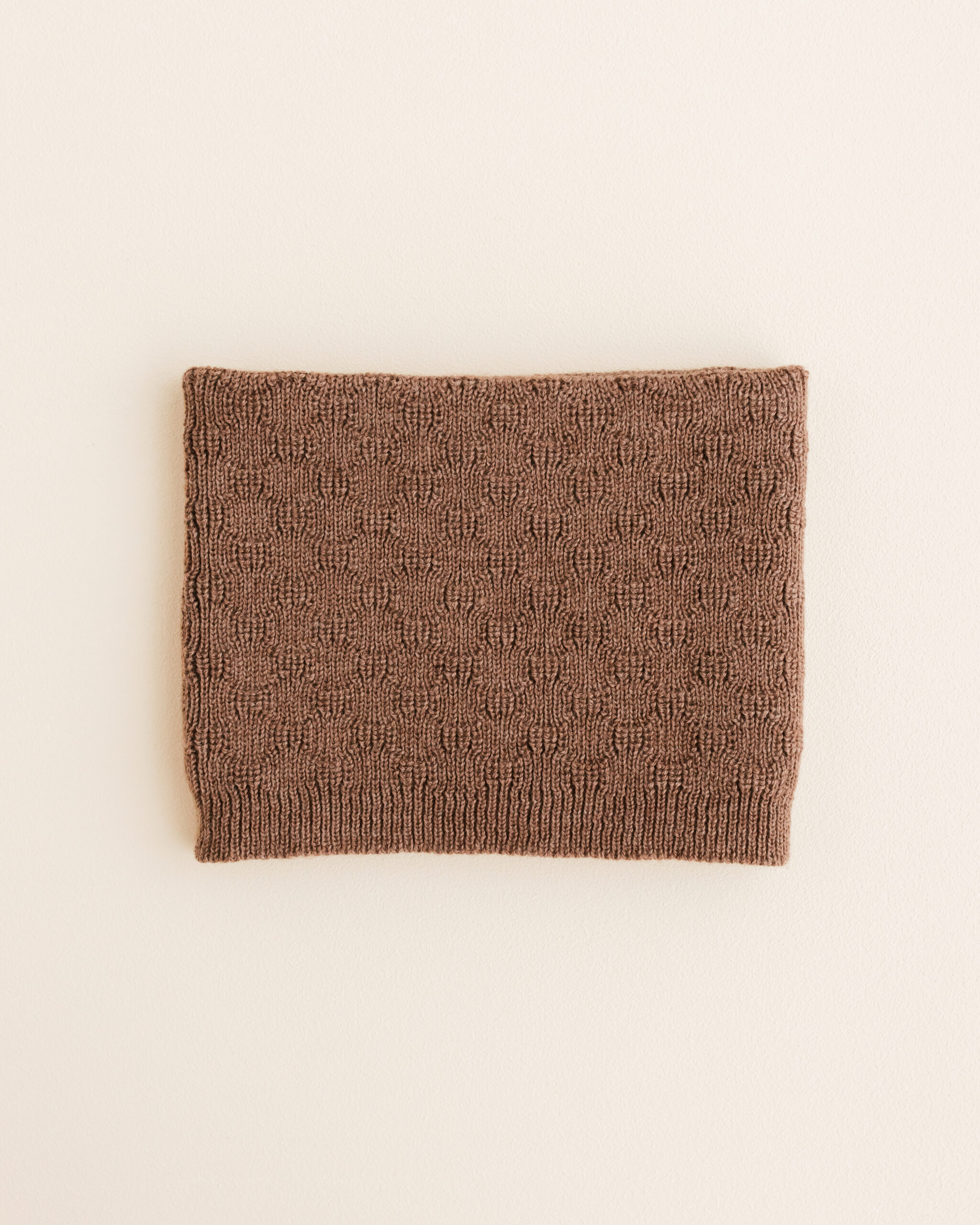 Hvid Tube Scarf Gigi Mocha - Afbeelding 2