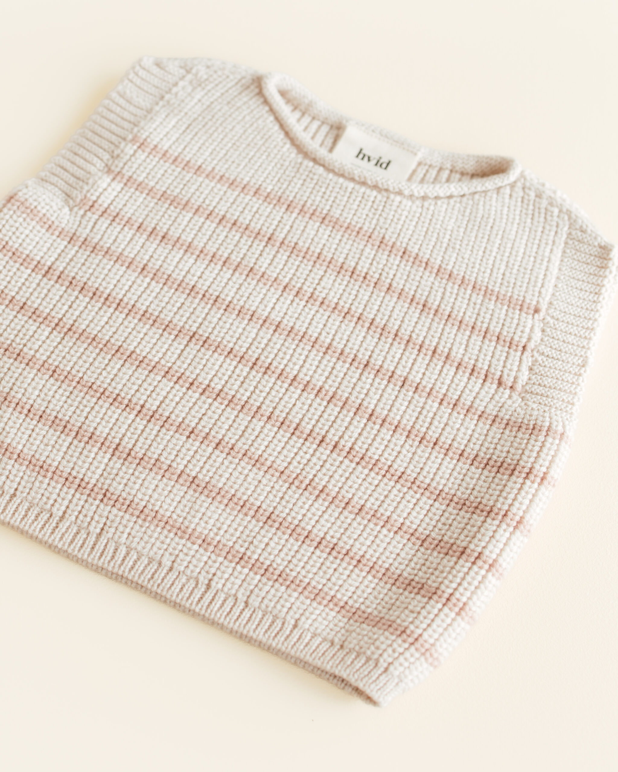 Hvid Vest Harvey Cream/Apricot - Afbeelding 2