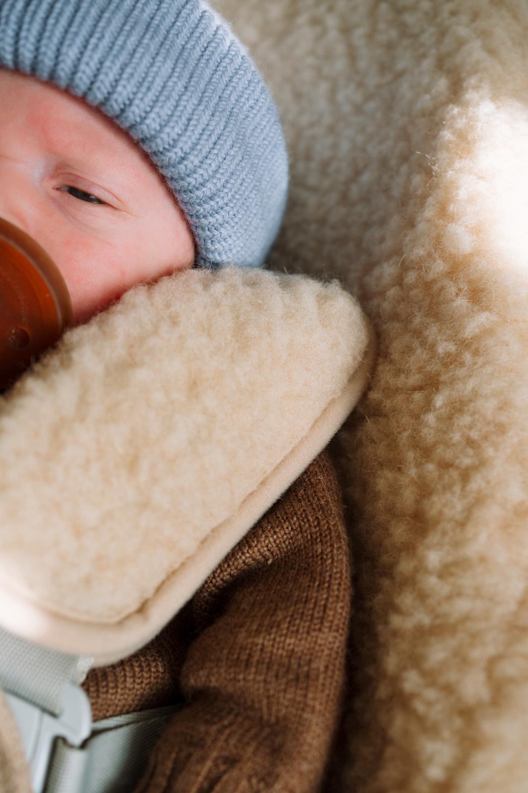 Wollen hoes voor newborn set – geschikt voor Tripp Trapp - Afbeelding 4