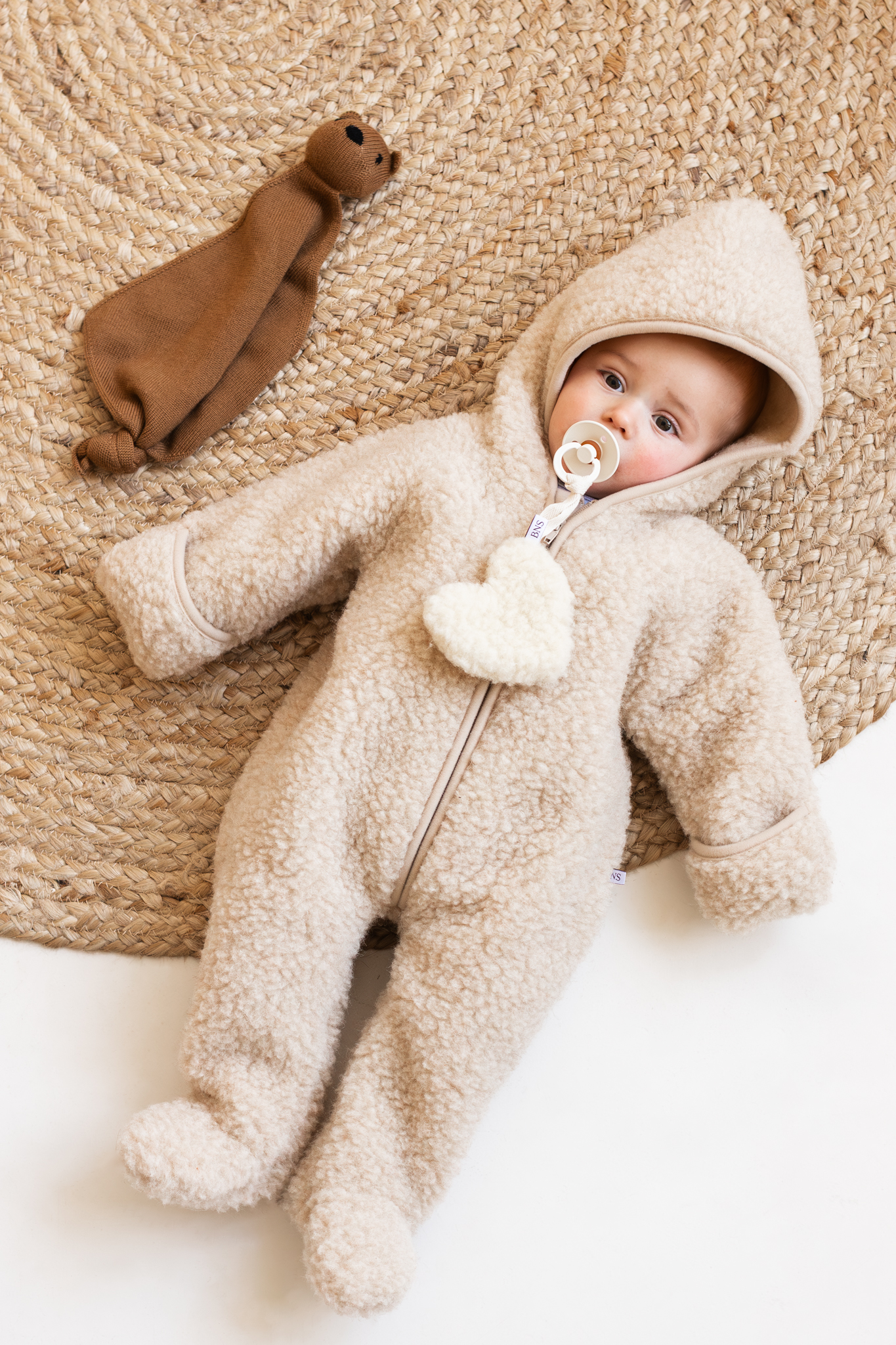 Merino Wollen Snugglesuit - Afbeelding 3